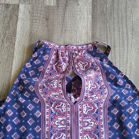 Joie Bradie Navy Blue Silk Tank Top S - Picture 9 of 10